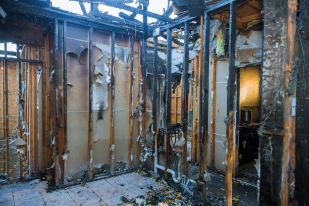 Professional Fire Damage Repair technician working in Tinley Park, IL